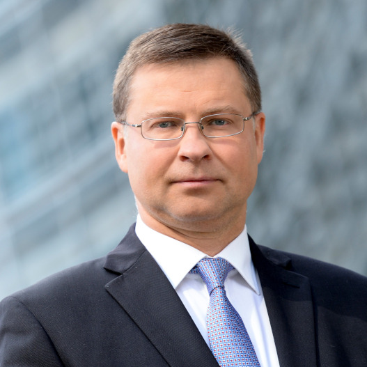 Valdis Dombrovskis, Executive Vice-President of the European Commission.